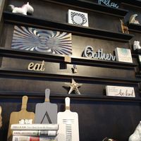 Cute decor :) at Eatcetera in Galveston