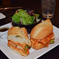 Sandwich with vegan option at Eatcetera in Galveston