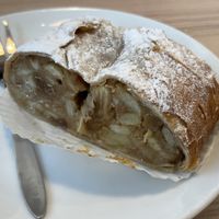 Vegan apple strudel  at Anker - Opernpassage in Vienna