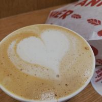 Oat cappuccino at Anker - Favoritenstr 62 in Vienna