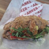 Avocado croissant at Anker - Hauptbahnhof in Vienna