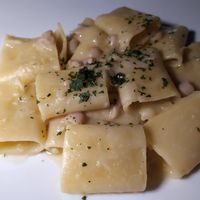 Pasta with chickpea cream 🍝 at Osteria Casa Pepe in Trieste