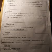Menù 📃 at Osteria Casa Pepe in Trieste