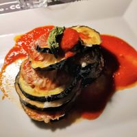 Parmigiana di melanzane at Osteria Casa Pepe in Trieste