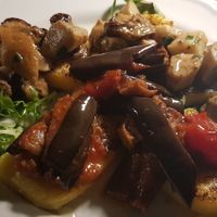 Antipasto con bocconcini di polenta. Porzione grande. at Osteria Casa Pepe in Trieste