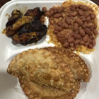 Nada beef dinner special #Veganuary at Island Empanada in Rocky Point