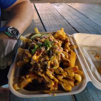 Pulled pork fries at Earth Aloha Eats - Kahului in Kahului