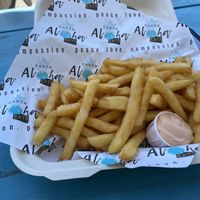 Extra crispy fries with house-made fry sauce   at Earth Aloha Eats - Kahului in Kahului