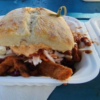 Pulled "pork" sandwich at Earth Aloha Eats - Kahului in Kahului