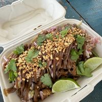 Thai chicken tacos - huge!  at Earth Aloha Eats - Kahului in Kahului