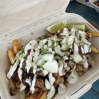 Teriyaki fries -so goodd  at Earth Aloha Eats - Kahului in Kahului
