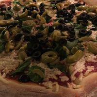 Vegan hand-tossed pizza at Bianelli's Gourmet Pizza in Kailua Kona