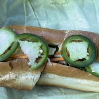 Vegi ham bahn mi  at Golden Bun in Santa Rosa