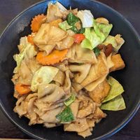 Pad Kee mao with tofu at Top Thai in Castro Valley