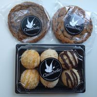 Cookies: chocolate chip, cinnadoodle, coconut macaroons at Cinnaholic in Chicago