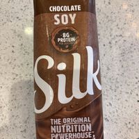 chocolate soy milk! at Cinnaholic in Chicago
