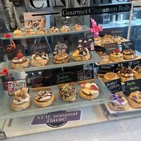 display case! at Cinnaholic in Chicago