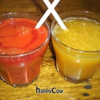 delicious juices at Bliss Cafe in Brooklyn