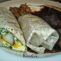 breakfast burrito (vegetarian) at Bliss Cafe in Brooklyn