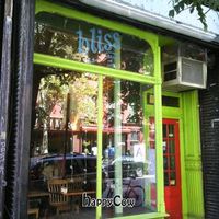 storefront at Bliss Cafe in Brooklyn