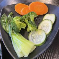 Steamed vegetables   at OKAMI in Pakenham