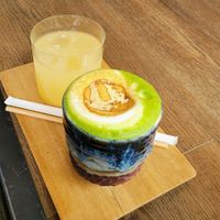 matcha & yuzu at Happa to Mame in Poznan