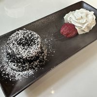 Flourless chocolate cake   at Belse in Dallas