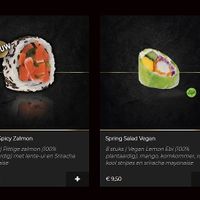 vegan options at SushiPoint in Gouda