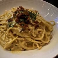 Carbonara  at Pura Vita in Redondo Beach