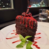 Fantastic GF Chocolate Cake at Pura Vita in Redondo Beach