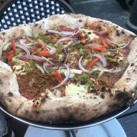 Fennel and sausage pizza  at Pura Vita in Redondo Beach