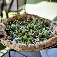 Black Magic Pizza   at Pura Vita in Redondo Beach