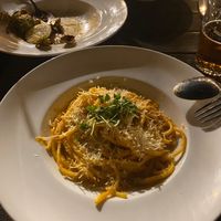 Calabrese and brussel sprouts at Pura Vita in Redondo Beach