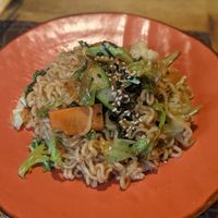 Vegan ramion at Bab in Milan