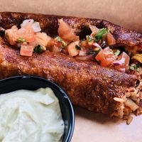 Chimichangas  at E.P's Takeaway in Copenhagen