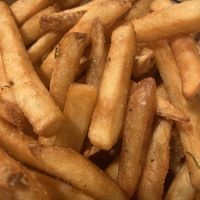 Fresh, homemade fries  at E.P's Takeaway in Copenhagen