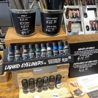 All the Liquid Eyeliners are Vegan Friendly!  at LUSH in Emeryville