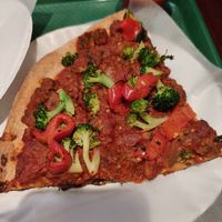 Mother Earth Vegan Pizza (a bit spicy) at Cafe Viva in New York City