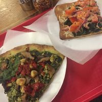 Zen and La Nonna slices!! at Cafe Viva in New York City