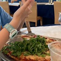 Mushroom pizza made vegan  at Counter Culture Beachside in Vero Beach