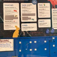 Menu at Algorithm Food Truck in Philadelphia