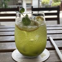 Matcha Lemonade 😋  at Millow Kitchen in Yokohama