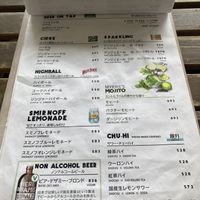Menu  at Millow Kitchen in Yokohama