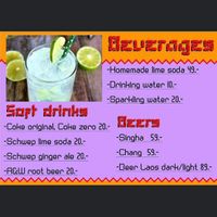 Drinks at COCO Burrito Box in Chiang Mai