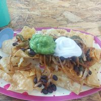 Vegan nachos at COCO Burrito Box in Chiang Mai