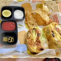 Veggie burrito #Veganuary at COCO Burrito Box in Chiang Mai