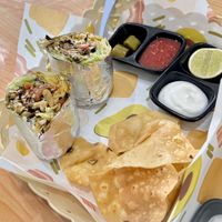 Burmese Tea leaf burrito #Veganuary at COCO Burrito Box in Chiang Mai