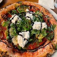 Rustica with vegan cheese   at Up North Pizza Co in South Shields