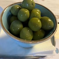 Nocellara olives   at Up North Pizza Co in South Shields