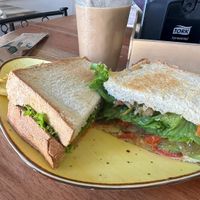 Vegan toasty   at Bohemia Cafe in Samara